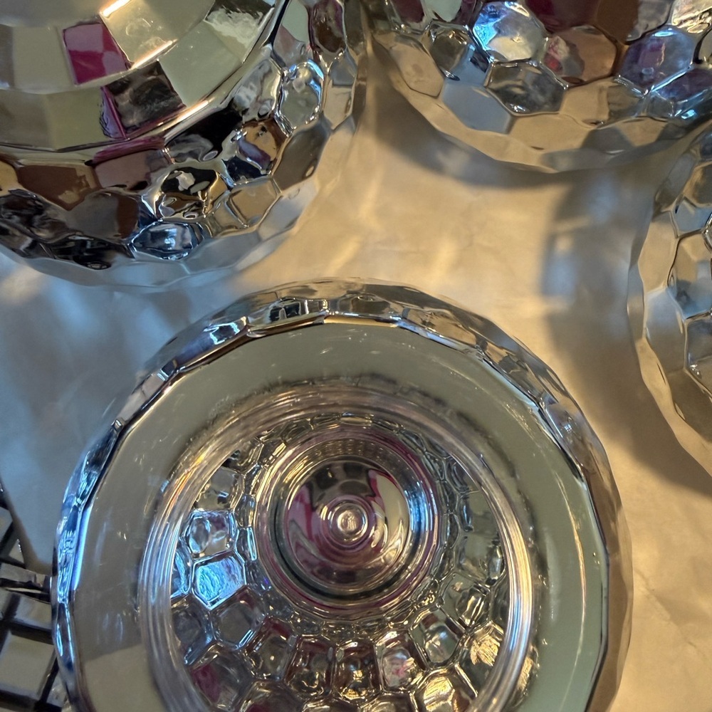 Set of 9 Silver Disco Ball Drink Cups and disco ball foil balloons - Picture 6 of 10